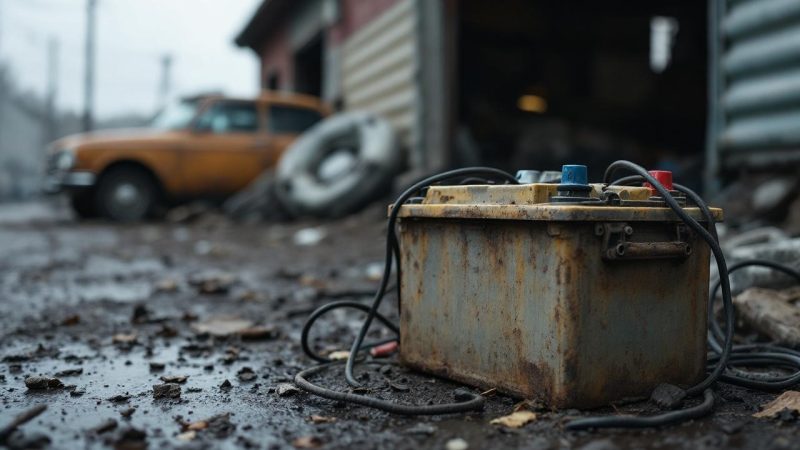 Garage auto vs ferrailleur : quel prix au kilo pour une batterie usagée ?