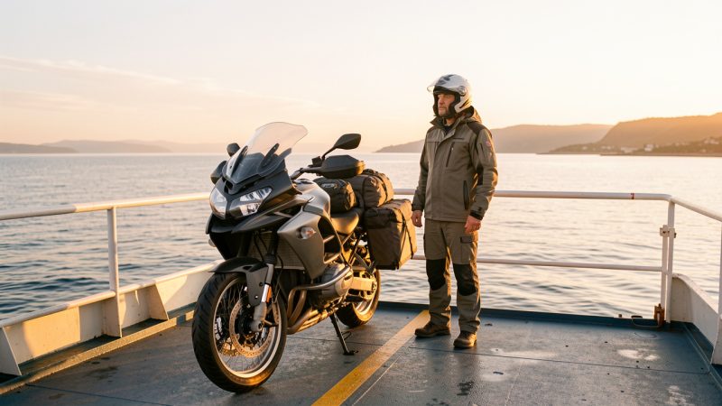 Voyage multimodal à moto : combiner train et ferry sans stress